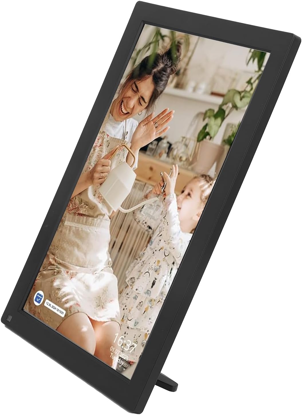 15.6 Inch Digital Calendar Wall Touchscreen and Chore Chart, 32GB Electronic Calendar with Smart Family Planner, 1080P HD Interactive Touchscreen for Your Daily Schedule (blcak)