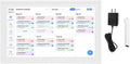 JTLB 15.6' WiFi Digital Calendar Chore Chart - Capacitive Touch Screen Wall Planner, Smart Family Schedule Organizer with Clo ud Photo Frame & App, US Plug (US Plug 500W 100-240V)