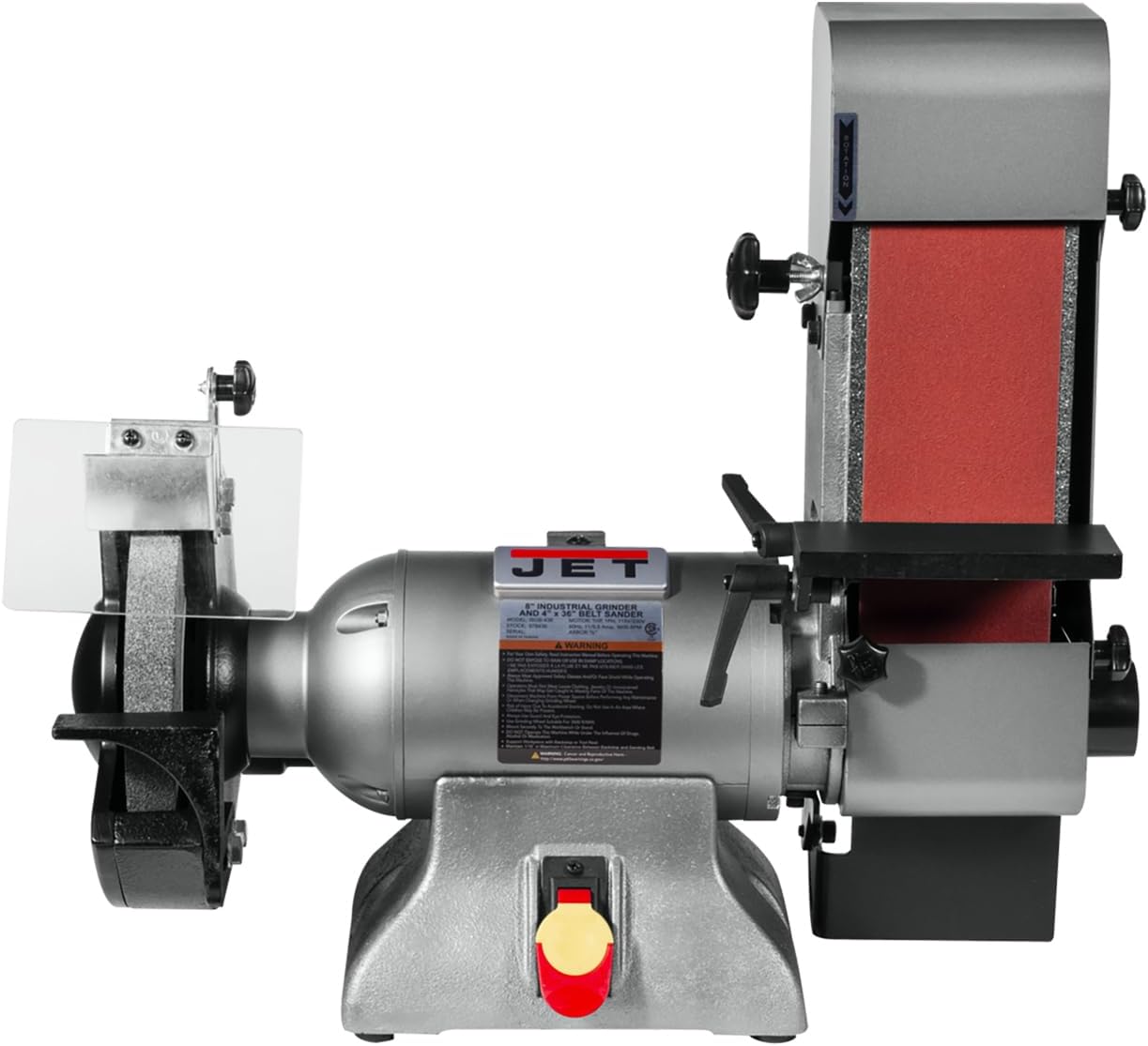 JET 8' Grinder and 2' x 48' Belt Sander, 1 HP, 115/230V 1Ph (Model IBGB-248)