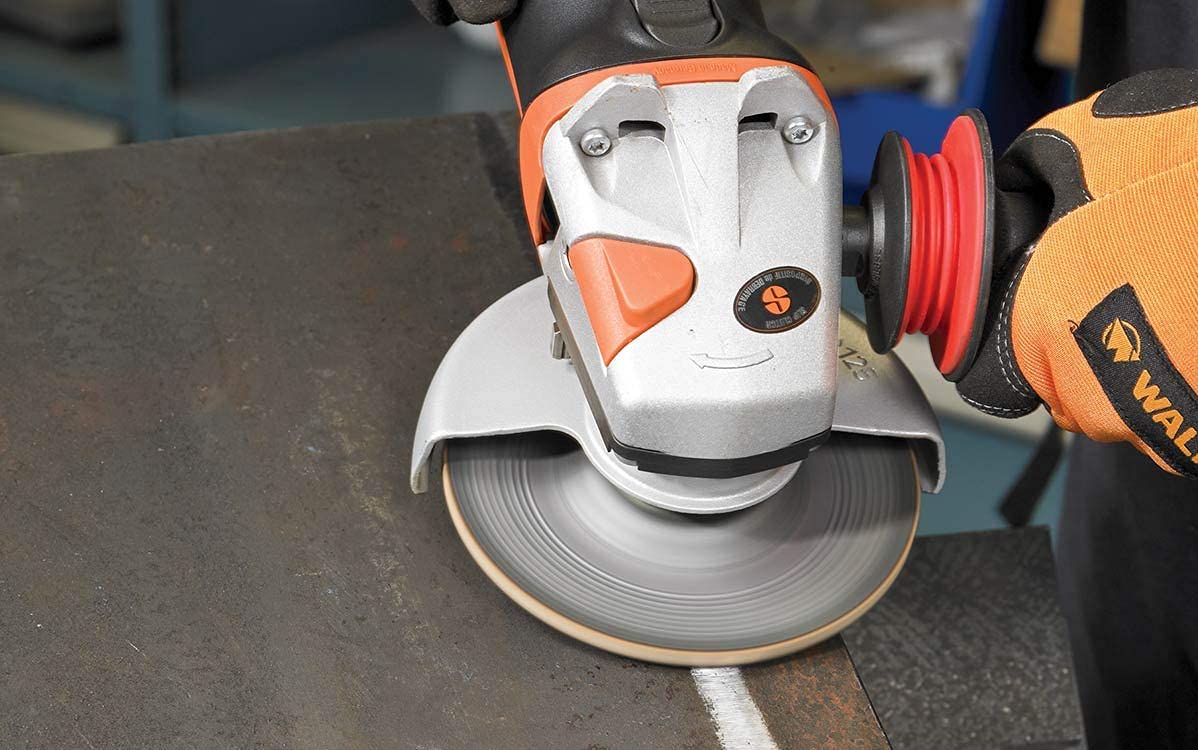 Walter 15L853 FLEXCUT Mill Scale Flexible Grinding Wheel [Pack of 25] - A-36-FLEX Grit, 5 in. Abrasive Wheel with Arbor Hole. Angle and Die Grinder Wheels