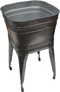 Square Wash Tub with stand and drain