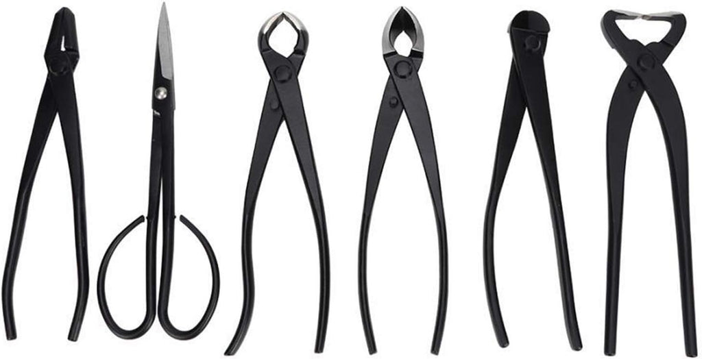 4-6pcs Scissor Pruning Tools Bonsai Garden Plant Tree Scissors Trimming Cutting Tool Set with Storage Bag Garden Tools