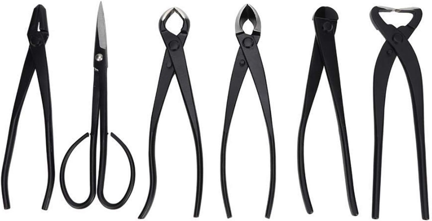 4-6pcs Scissor Pruning Tools Bonsai Garden Plant Tree Scissors Trimming Cutting Tool Set with Storage Bag Garden Tools