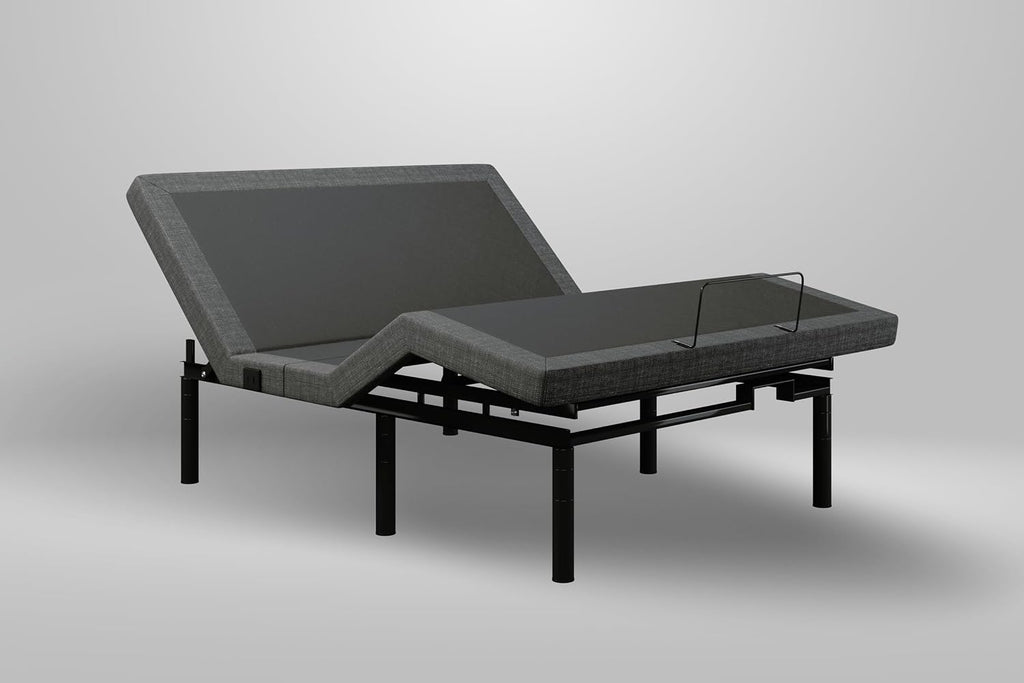 iDealBed 5i Custom Adjustable Bed Frame, Steel, California King, Modern Style, Zero-Gravity, Dual Charger, One Touch Comfort, Programmable Memory, Night Light, Advanced Smooth Motion