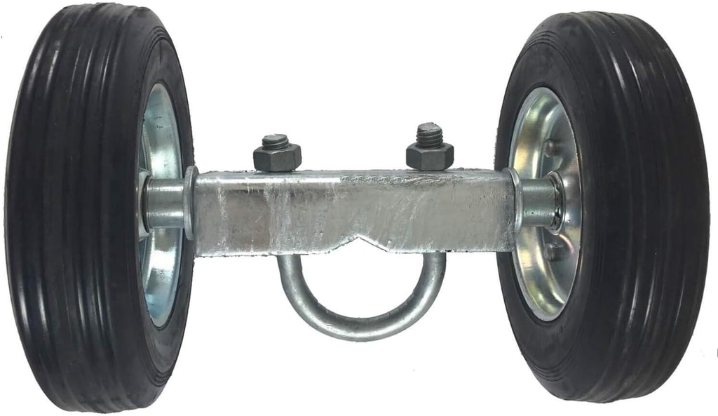 Chain Link Rolling Gate Kit - Wall Mounted - Nylon Rollers - 6' Rut Roller
