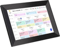 Jiawu 10.1 Inch Smart Digital Calendar, HD Touchscreen Family Planner with Interactive Chore Chart and Meal Planner, Two Way Sync, Electronic Picture Frame Share Moments (US)