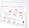 GOWENIC 15.6 Inch Smart Digital Calendar, 1920×1080 Full HD Touchscreen Family Planner Calendar with Chore Chart to Do List Notepad for Scheduling, White (US Plug)