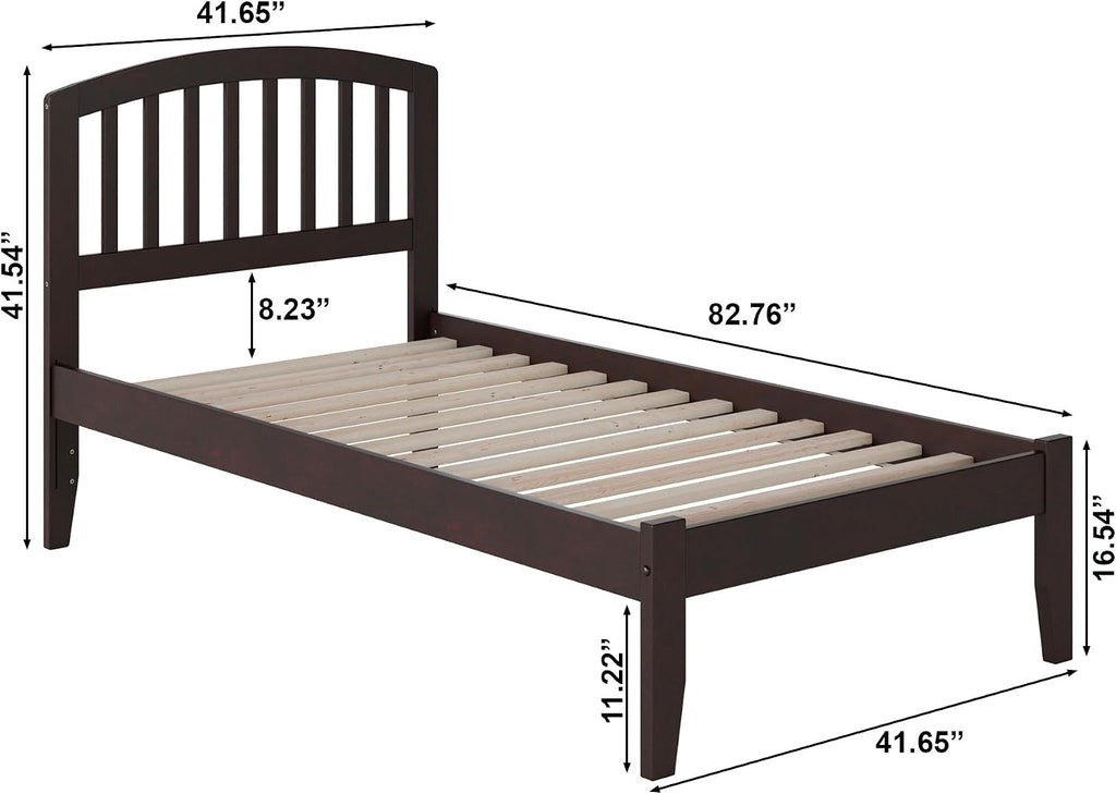 AFI, Richmond Twin XL Platform Bed, Espresso