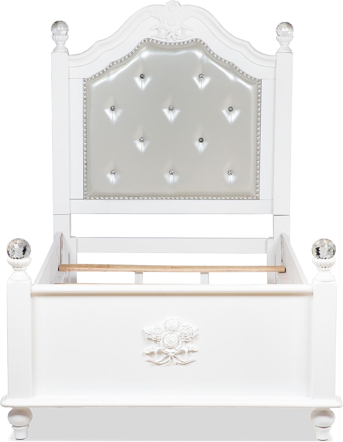 Furniture of America Mondu 3-Piece White Wood Bedroom Set - Full + 2 Nightstands