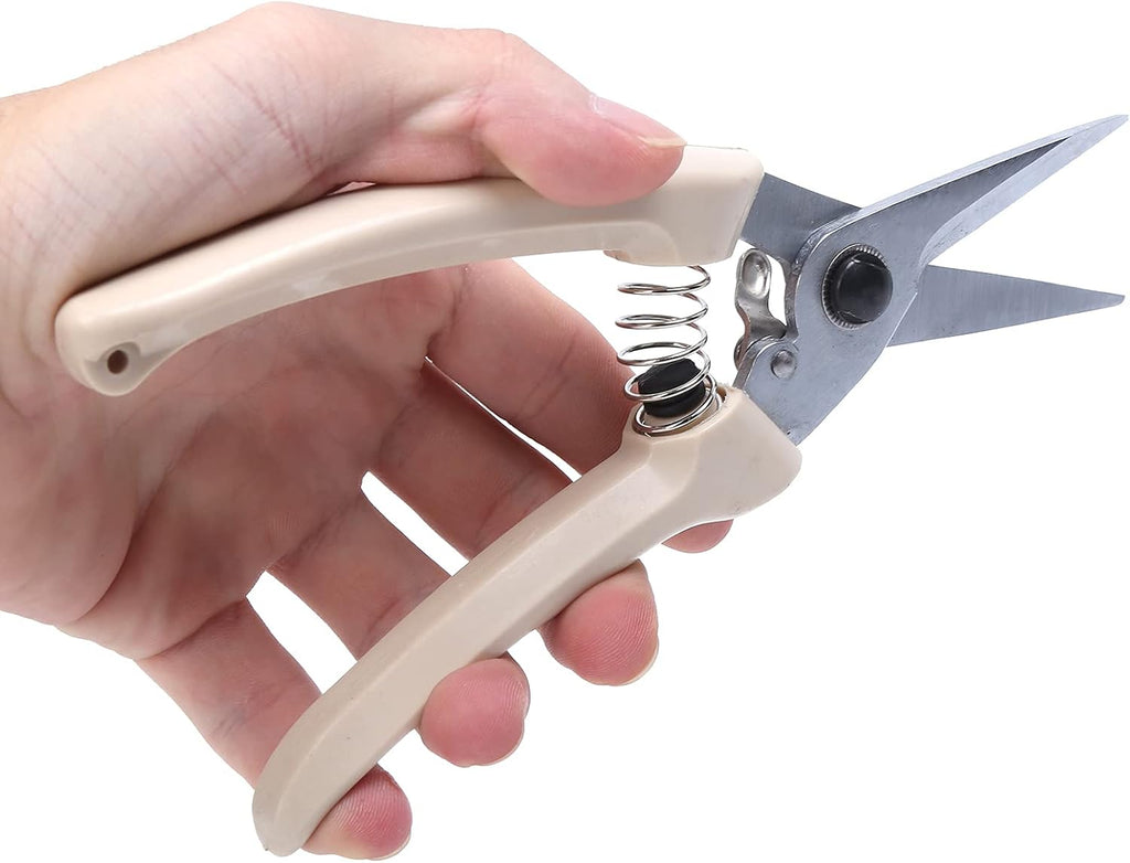 Garden Pruners, Garden Pruning Shears, Stainless Steel Handheld Pruners Set, Pruning Shear Bonsai Cutter Blue for Potting Scissors (Size : #1) (One Color #2)