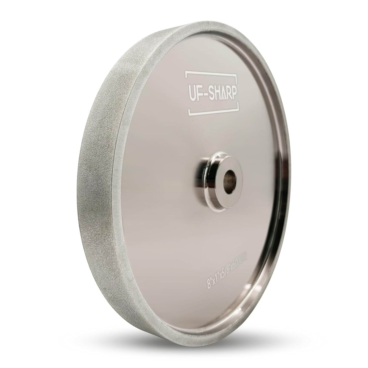 CBN Grinding Wheel 8 inch 600 Grit, 1' Wide, 5/8' Arbor, Suitable for All Kinds of 8-inch Bench Grinders (600 Grit)