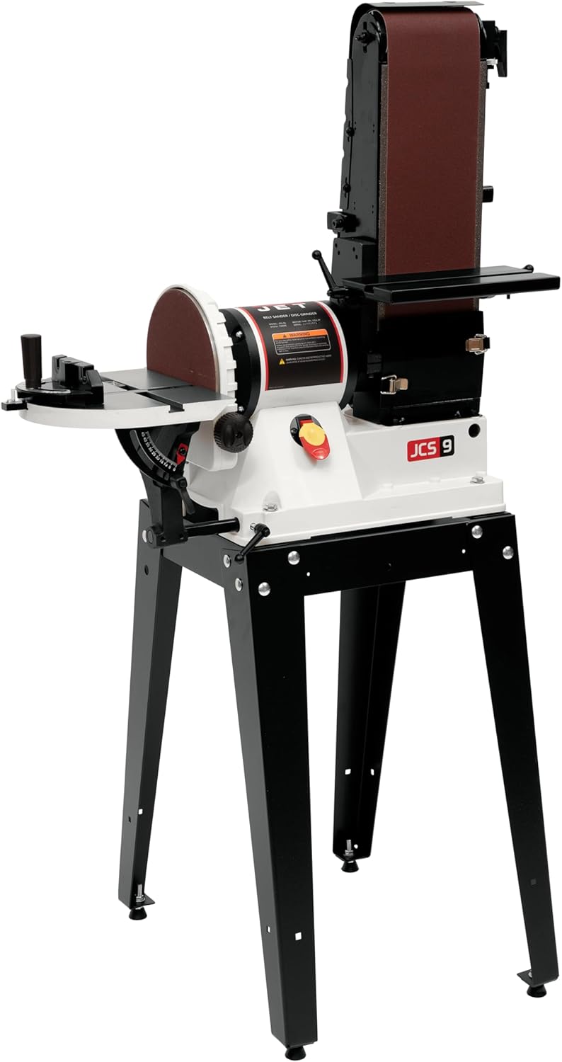 JET 6' x 48' Belt and 9' Disc Sander with Open Stand, 3/4 HP, 1Ph 115V (JSG-96OS)