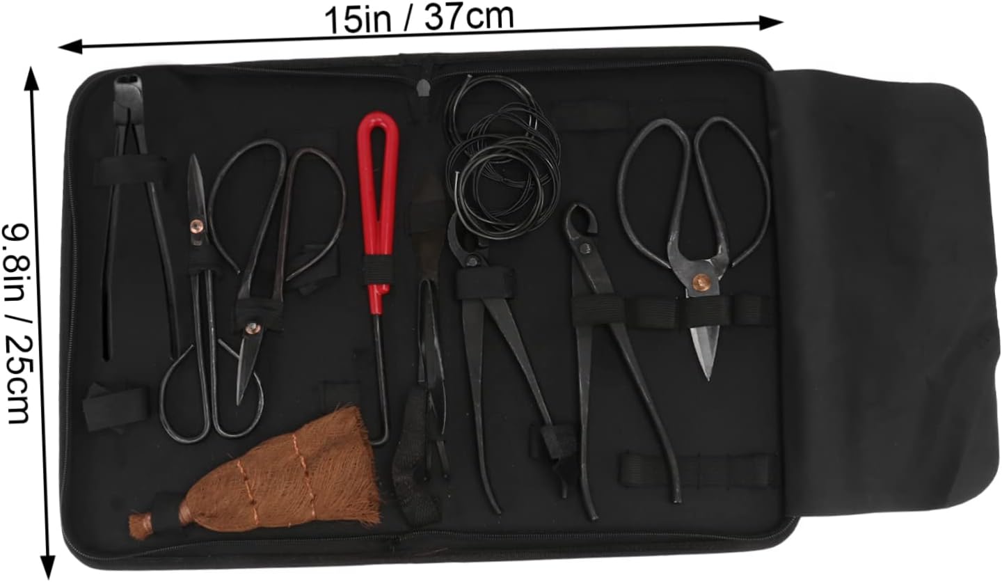 ibasenice Garden Scissors Set Pruning Shears Gardening Trimming Tool Plant Branch Trimmers Storage Bag