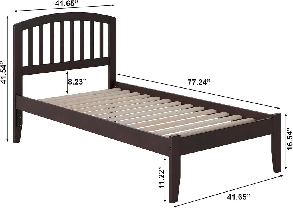 AFI, Richmond Twin Platform Bed, Espresso