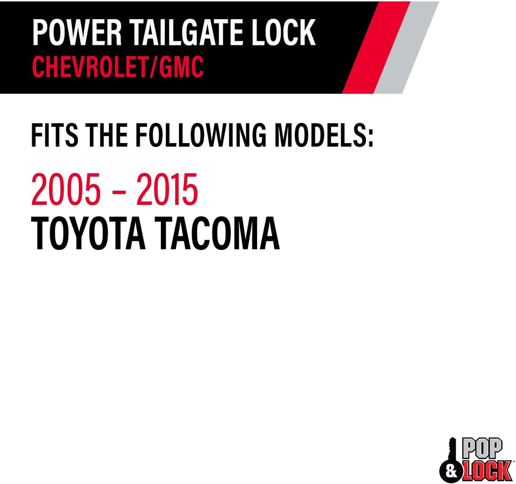 Pop & Lock – Power Tailgate Lock for Toyota Tacoma, Fits Models 2005 to 2015 (PL8521)