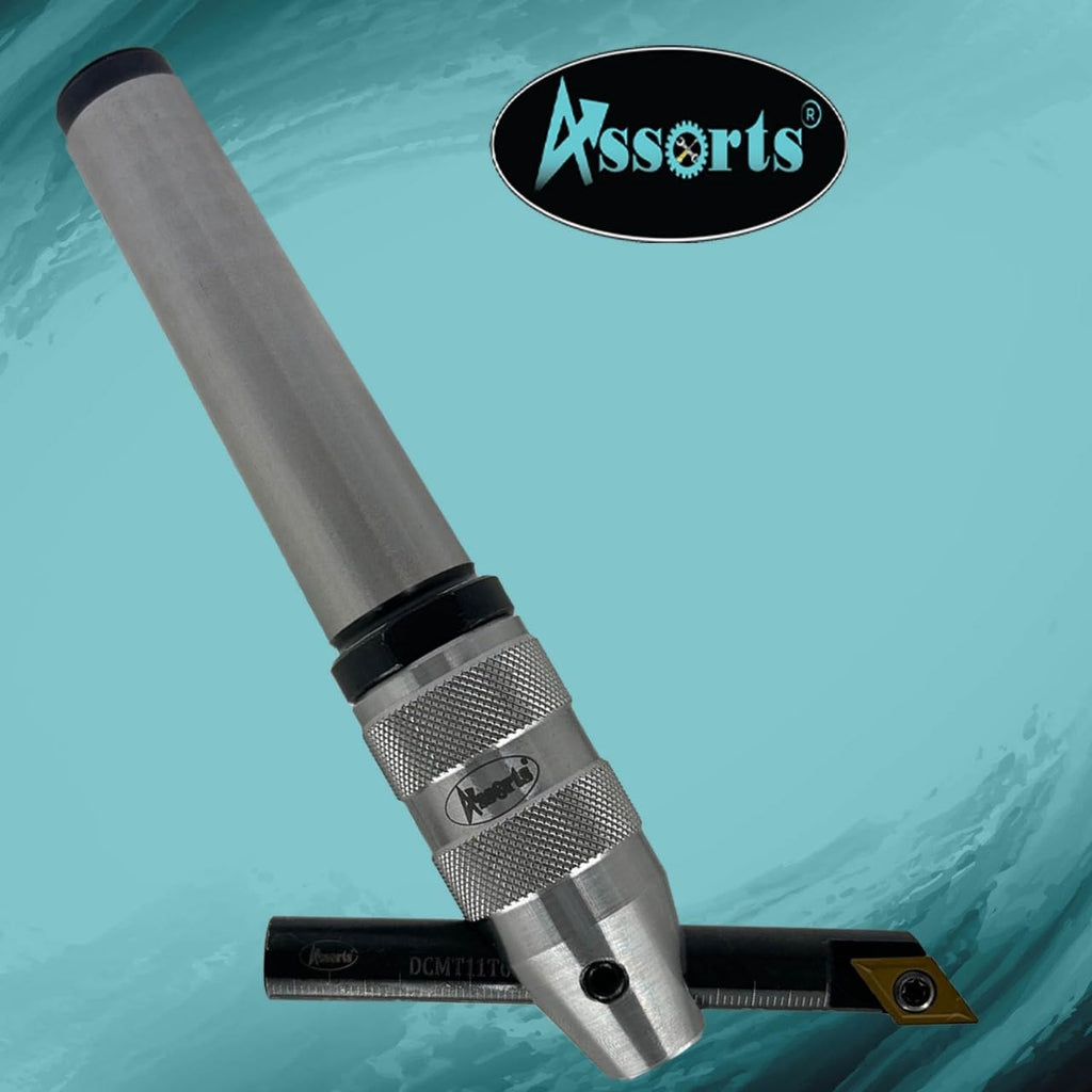 New Developed Fly Cutter with MT3 Shank & Indexable Boring Bar – Includes 10 PCS DCMT 11T304 Inserts, T-15 Key & Plastic Case | Perfect for Facing & Boring | Watch Video for Details