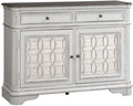 Liberty Furniture Industries Magnolia Manor Buffet, W56 x D18 x H40, White