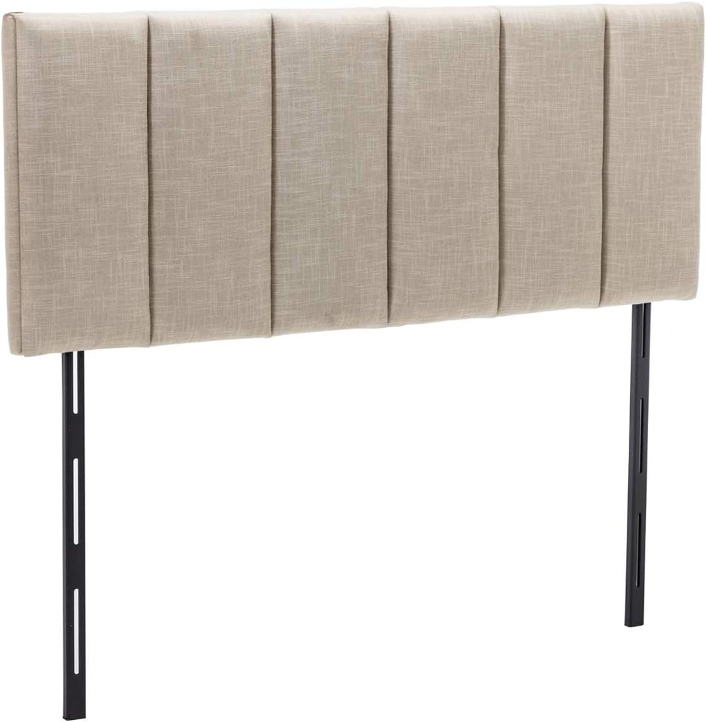 HAOBO Home Upholstered Headboard Foldable King Size Headboards Eastern King/California King Linen Panel with Height Adjustments