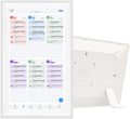 Naroote 15.6 Inch Smart Digital Calendar Wall Desk Planner Electronic Chore Chart Family Planner 1080P Interactive Touch Screen Photo Frame White Frame for Family Schedules Routines (US Plug)