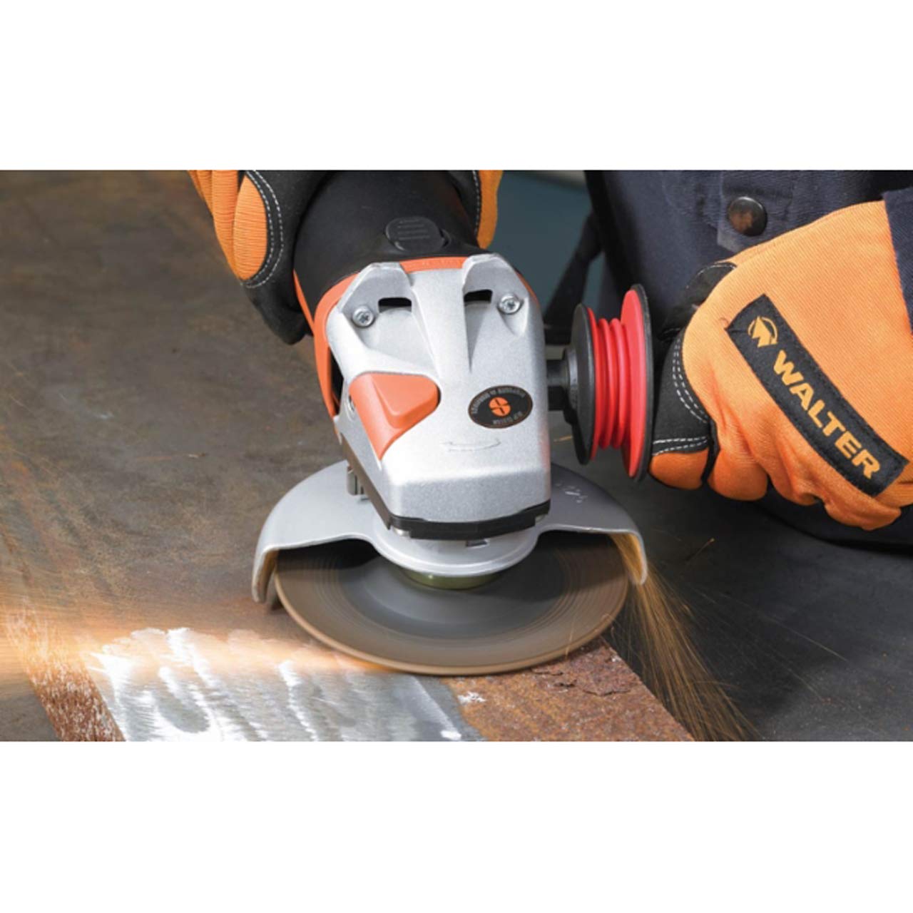 Walter 15L843 4-1/2x5/8-11 Flexcut Mill Scale Spin-On Grinding Wheels Contaminant Free Type 29S Grit 36, 25 pack