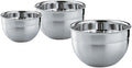 Rosle 15700 Stainless Steel 3 Piece Set for Mixing Prep Serving Bowls (1.7qt, 3.3qt, 5.7qt)