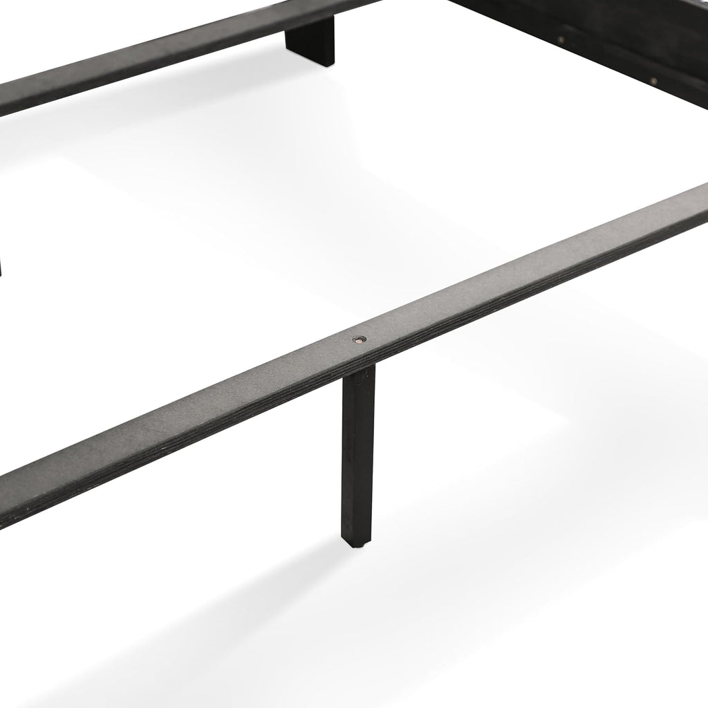 Furniture of America Arabella Traditional Wood Full Bed Frame with Headboard and Footboard, Elegant Sleigh Design Bedframe for Bedroom, Guest Room, Easy Assembly, Box Spring Required, Black