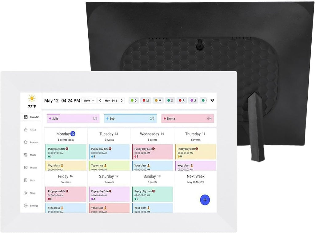 GOWENIC 10.1 Inch Smart WiFi Digital Calendar, Touchscreen Interactive Digital Planner Display, Family Schedules & Meal Planner for Seamless Scheduling (US)