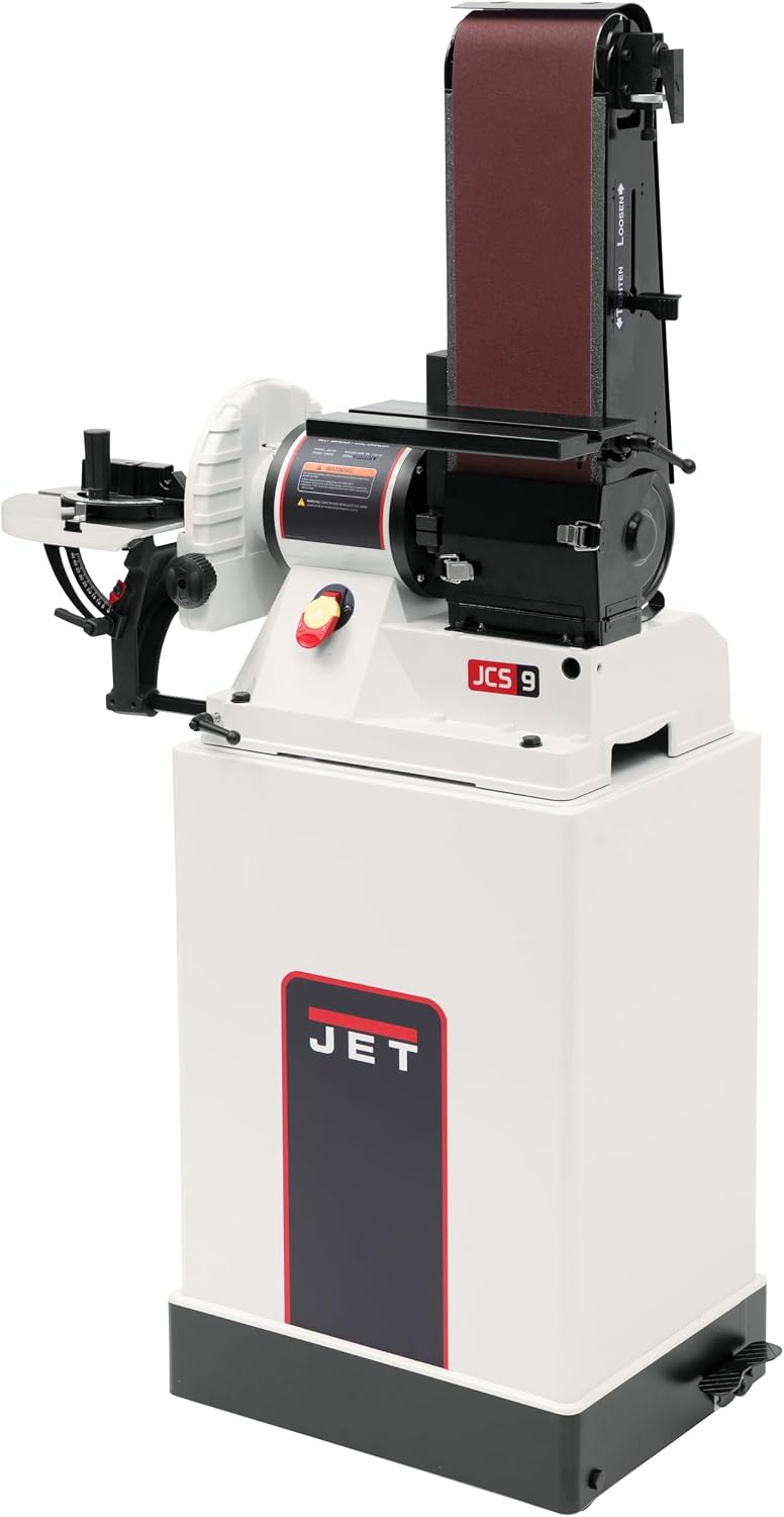 JET 6' x 48' Belt & 9' Disc Sander, Closed Stand, 3/4 HP, 115V 1Ph (JSG-96CS)