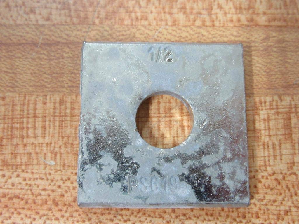 Power Strut PS 619 1/2 EG 1/2' Square Washer PS61912EG (Pack of 100)
