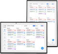 Zunate 10.1 Inch Smart Digital Calendar with IPS Touch Screen, WiFi Sync Family Planner Chore Chart Meal Scheduler Star Points System Photo Frame for Home Organization (White)