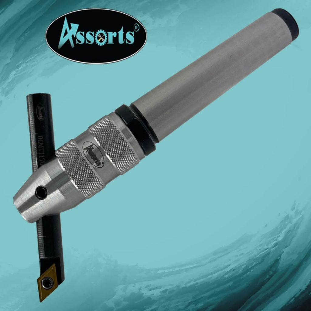 New Developed Fly Cutter with MT3 Shank & Indexable Boring Bar – Includes 10 PCS DCMT 11T304 Inserts, T-15 Key & Plastic Case | Perfect for Facing & Boring | Watch Video for Details