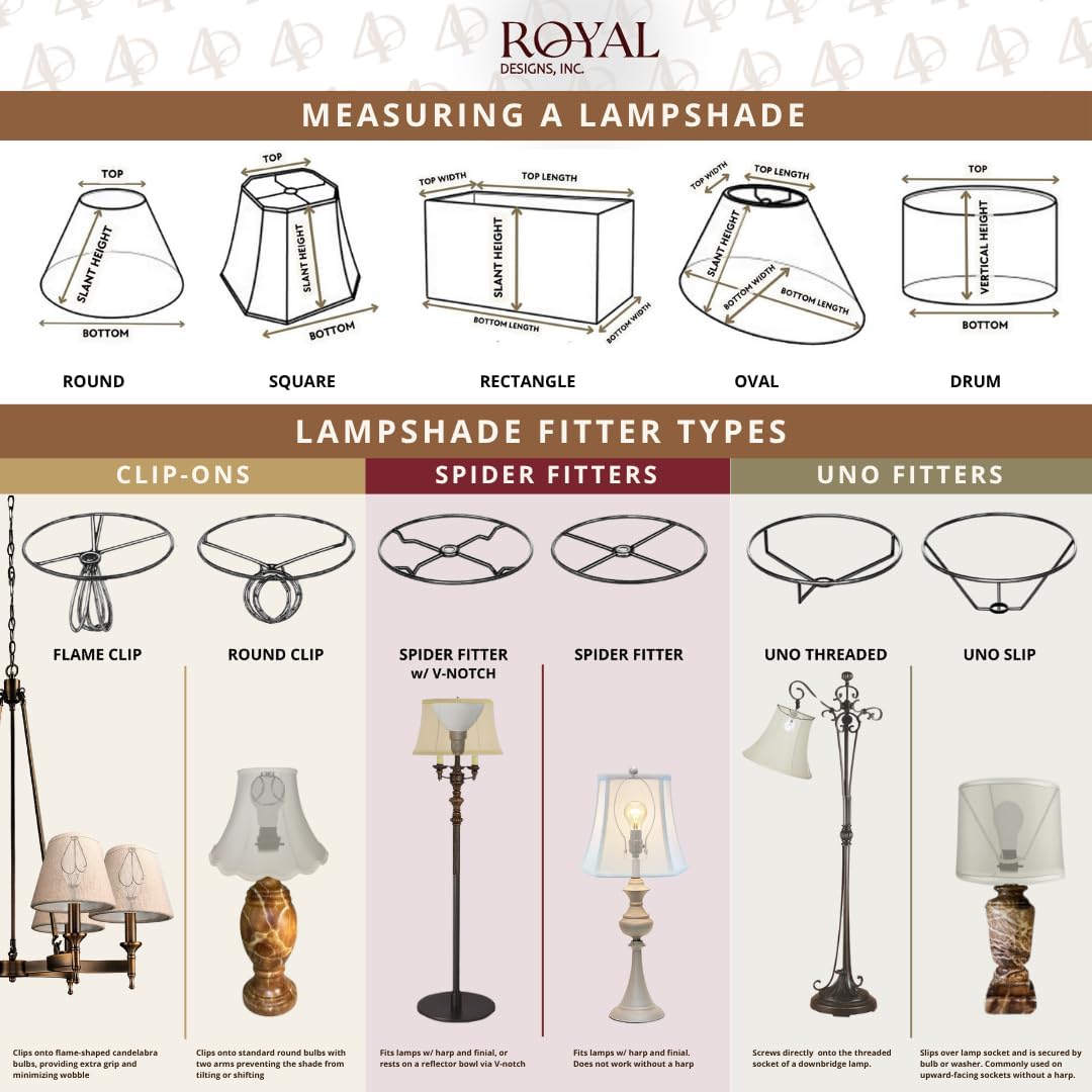 Royal Designs, Inc. BS-714-11AGL-2 Square Inverted Corner Bell Basic Lamp Shade, 5 x 11.5 x 8.5, Antique Gold, 2-Pack