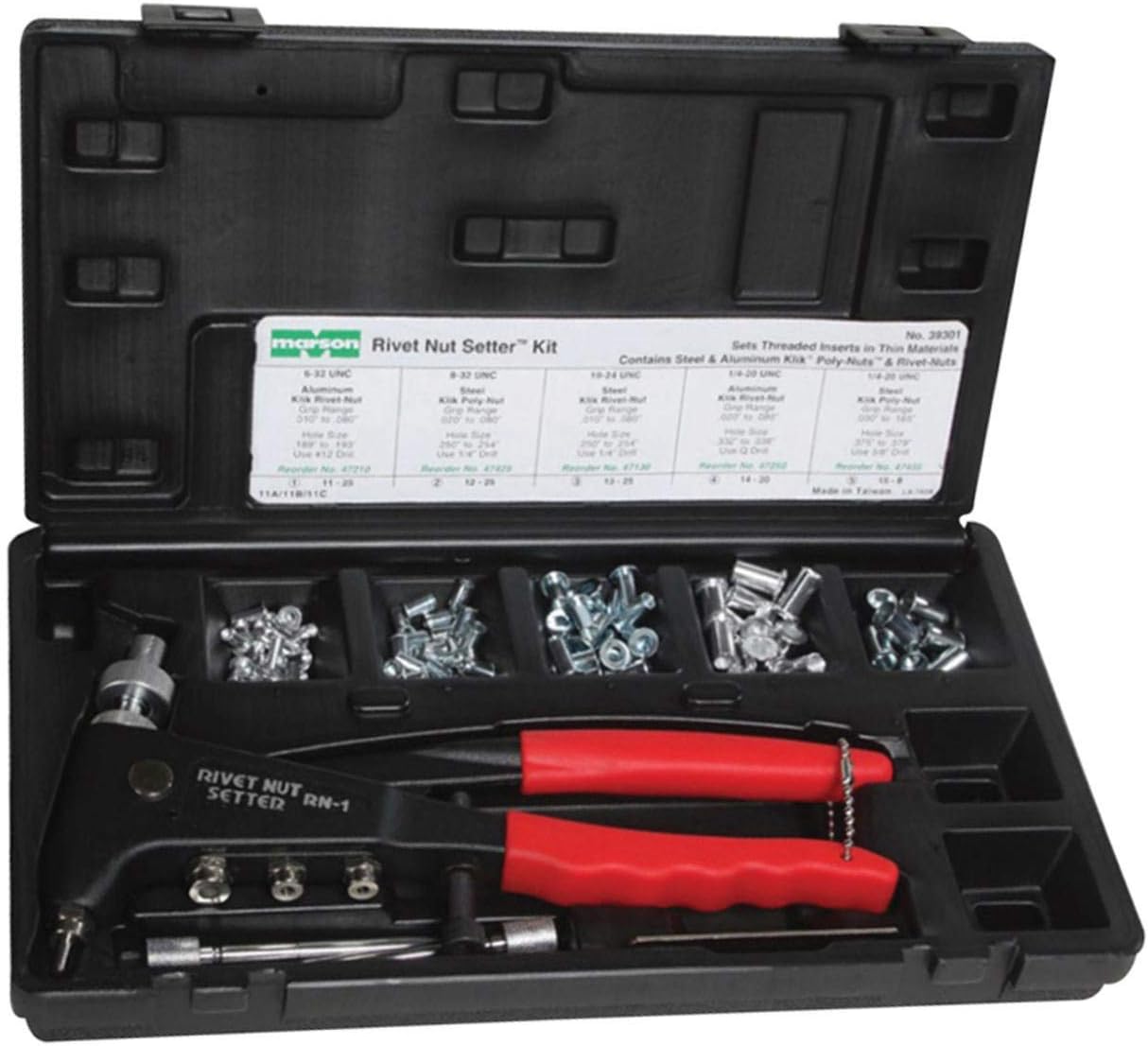 Rivet Nut/Thread Setter Kit – Metric 39303-1 Each