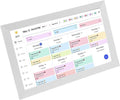Gonetre Smart Digital Calendar 15.6 Inch Touchscreen WiFi Interactive Display Full HD 1080P Digital Picture Frame Family Planner with APP White ABS (US Plug 500W)