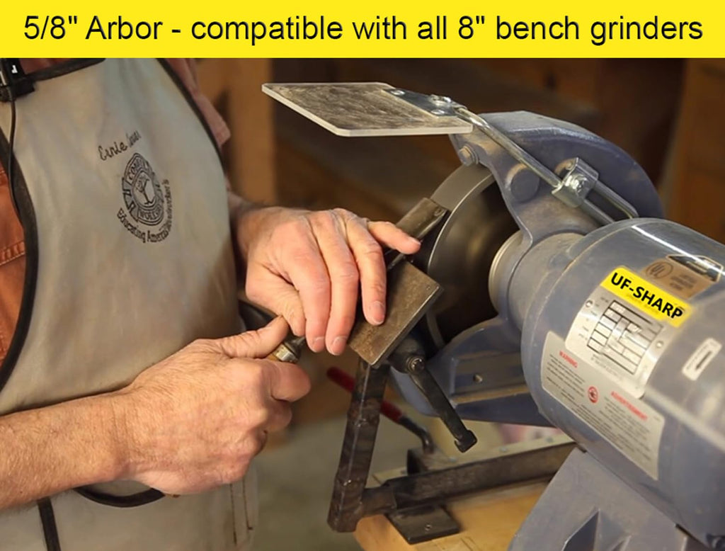 CBN Grinding Wheel 8 inch 80 Grit, 1' Wide, 5/8' Arbor, Suitable for All Kinds of 8-inch Bench Grinders (80 Grit)