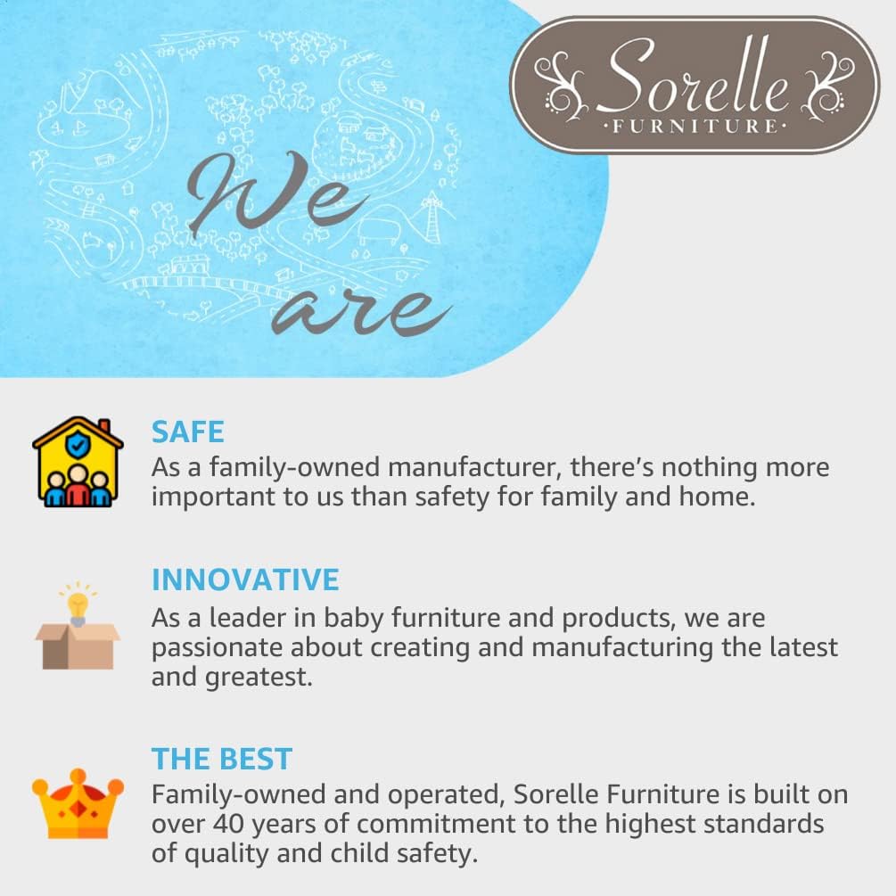 Sorelle Furniture Princeton Baby Dresser – Nursery Storage with Drawers, Kids Bedroom Furniture for Child's & Infant – Weathered Gray