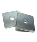 (Qty 100) 3/8' X 1-5/8' X 1-5/8' Square Washers Compatible with Unistrut Channel #4601 P1063