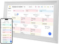 Gugxiom Smart Digital Calendar, 15.6 Inch Touchscreen Wall Mounted Planner with WiFi Sync and App Control, for Family Schedule Organization and Chore Management (US Plug)