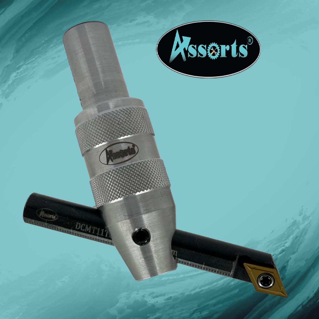 Fly Cutter with 3/4' (19.05 mm) Straight Shank & Indexable Boring Bar – Includes 10 PCS DCMT 11T304 Inserts & Plastic Case | Ideal for Facing & Boring | Watch Video for Details
