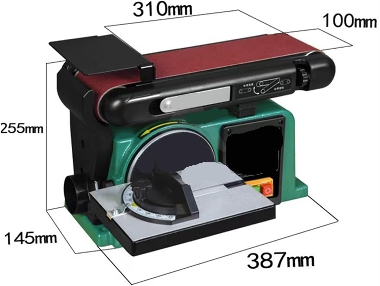 Belt Sander, Cordless Sander Belt Disc Sander Electric Sander Machine for Wood