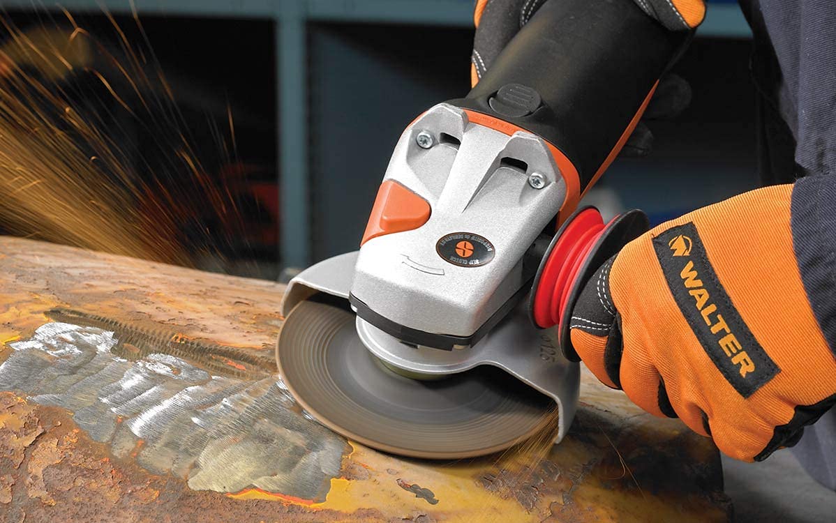 Walter 15L853 FLEXCUT Mill Scale Flexible Grinding Wheel [Pack of 25] - A-36-FLEX Grit, 5 in. Abrasive Wheel with Arbor Hole. Angle and Die Grinder Wheels