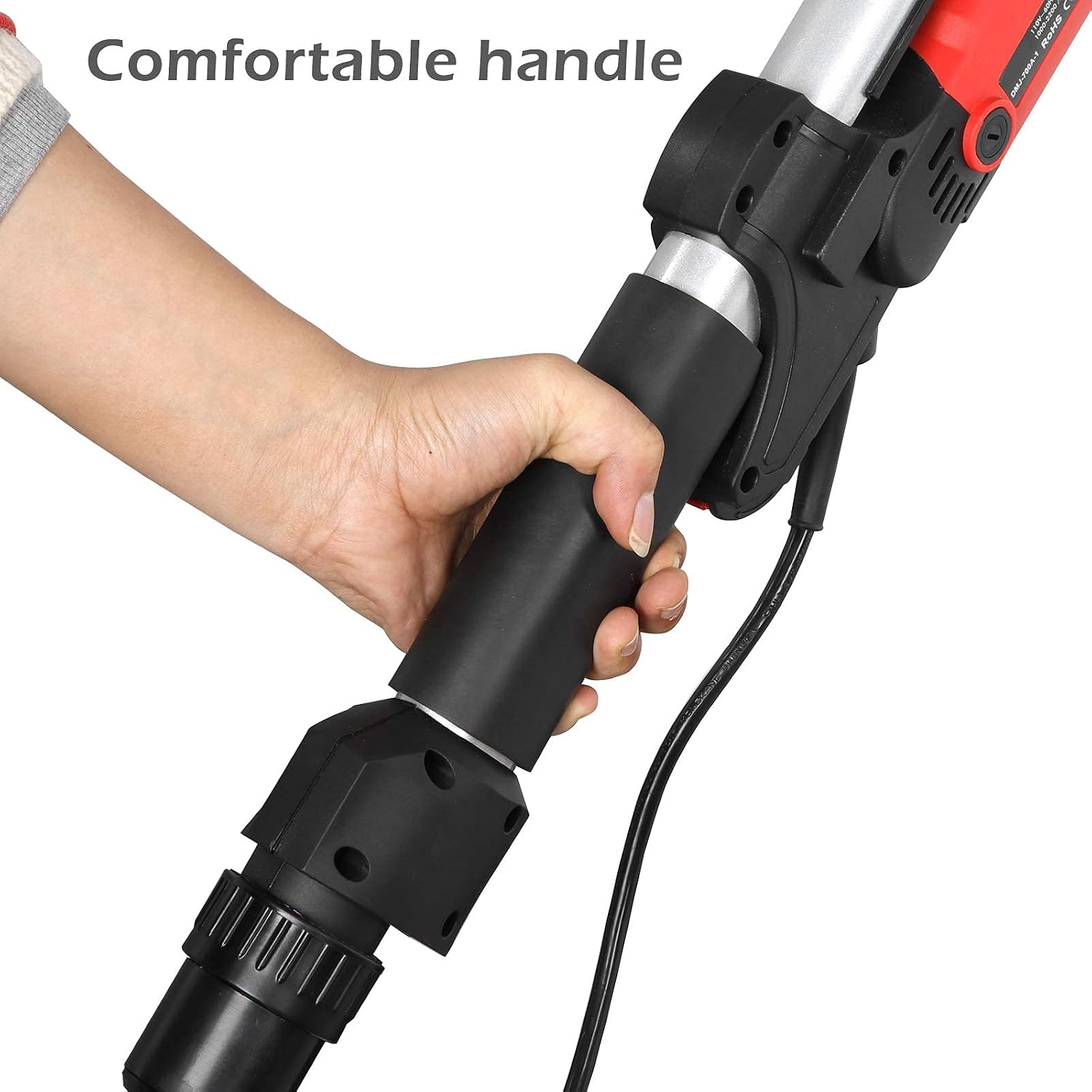 F2C Electric Drywall Sander 800w Adjustable Variable 6 Speed Disc Sander w/ 6 Sand Pads, 1000-2000RPM