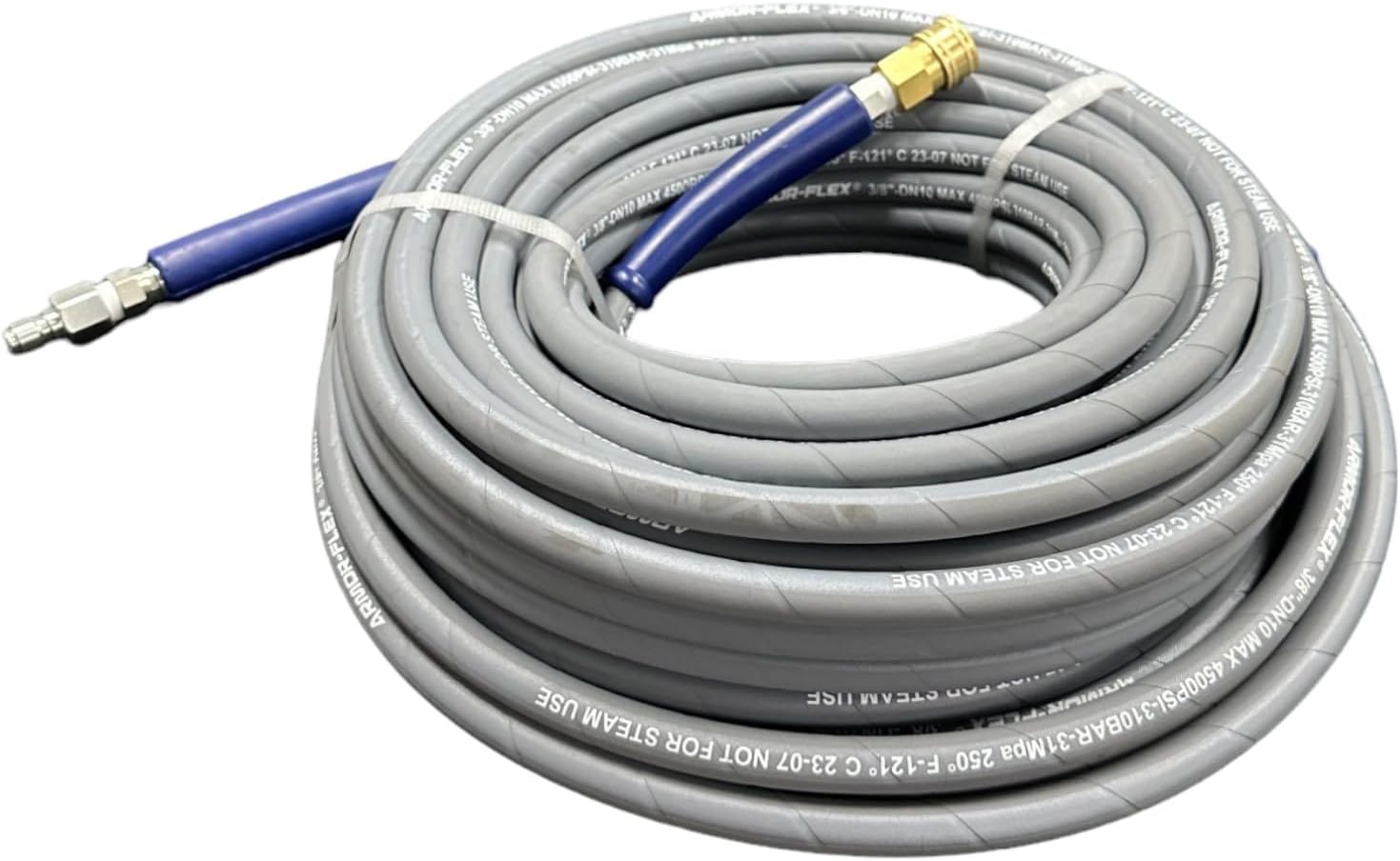 Pressure-Pro CHA1001GB 3/8 in. x 100 ft. Non-Marking 4000 PSI Pressure Washer Replacement Hose with Quick Connect