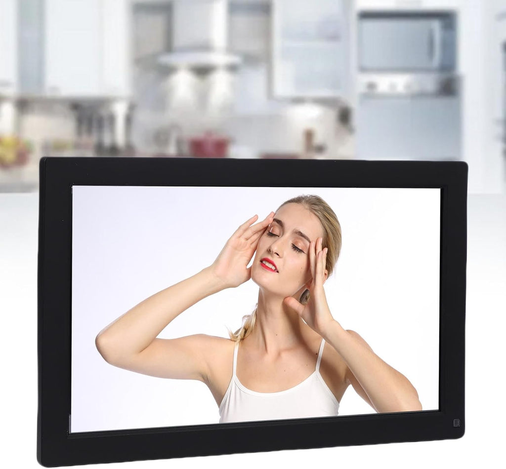 ASHATA 15.6 Inch Wall Planner Chore Chart, Electronic Digital Calendar 1080P Full HD Smart Touchscreen Interactive Display for Family Schedules (US)