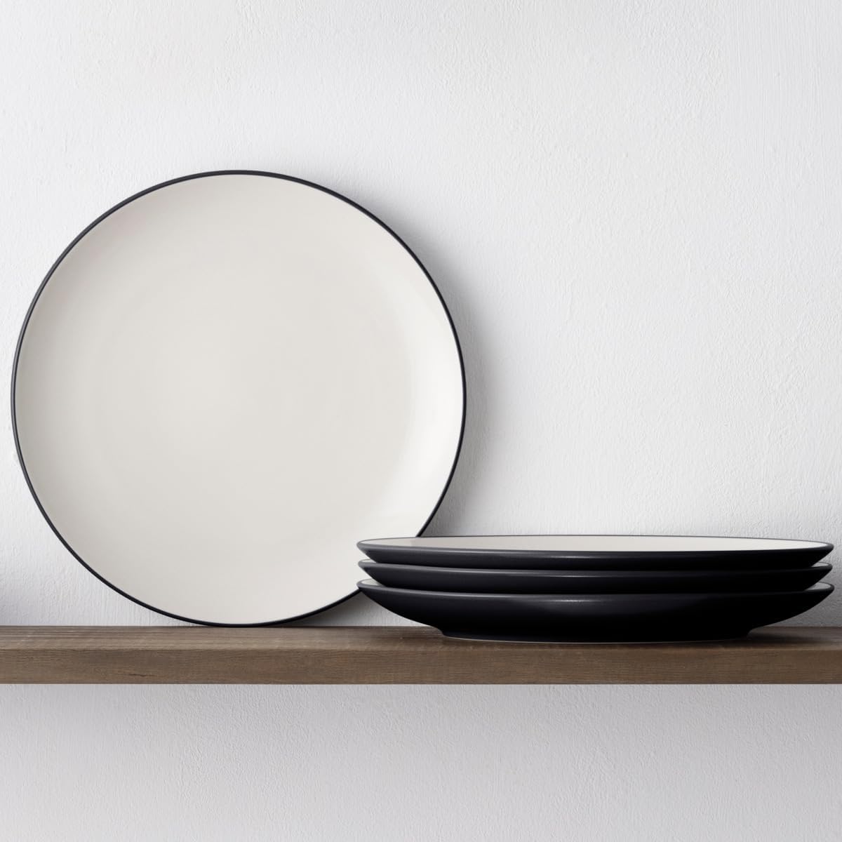 Noritake Colorwave Graphite 24-Piece Dinnerware Set, Service for 4
