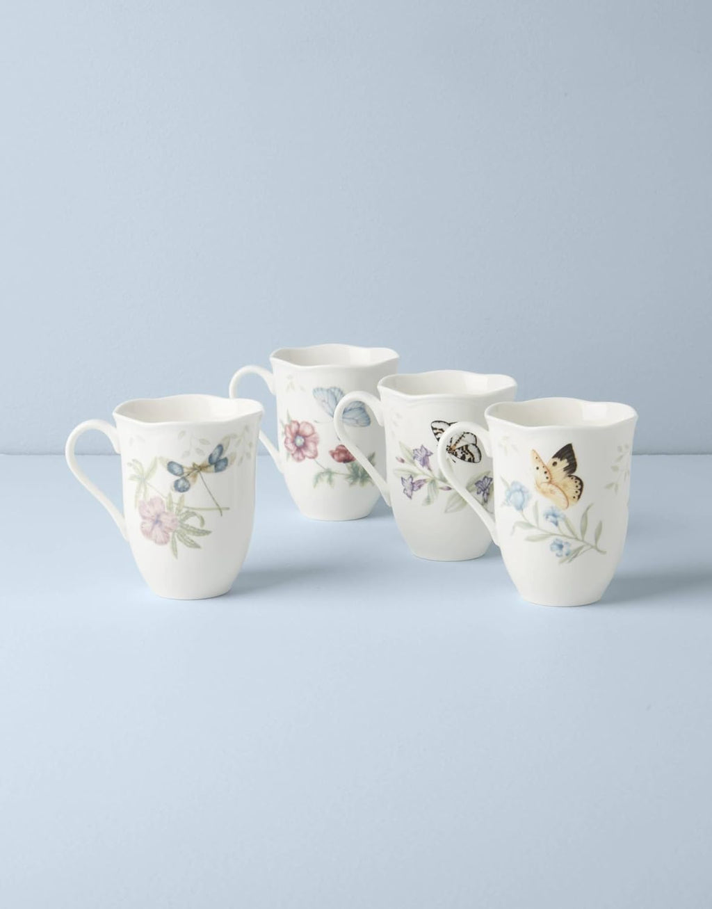 Lenox Butterfly Meadow Mug Set, 4-Piece, Porcelain