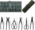 Durable Bonsai Plant Tree Scissors Trimming Cutting Tool Set With Green Storage Bag Pruning Tools Garden Accessories
