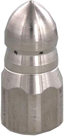 4pc Sewer Jetter Nozzle Kit fits 3000 PSI 1/4' Quick Connect Socket for Pressure Washer