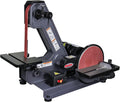 Benchtop Belt Disc Sander, 1x42 Belt, 8in Disc, 1/3 HP, KAKA BTM-200 | Compact belt and disc sanding