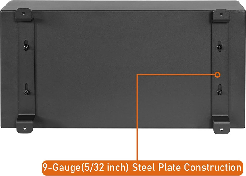 Hooke Road Wrangler TJ Tailgate Storage Lock Box Table Organizer for Jeep Wrangler TJ 1997 1998 1999 2000 2001 2002 2003 2004 2005 2006
